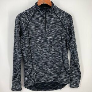 Mountain Warehouse Women's Size 8, Pullover, Quarter Zip, Mock Neck, Black White